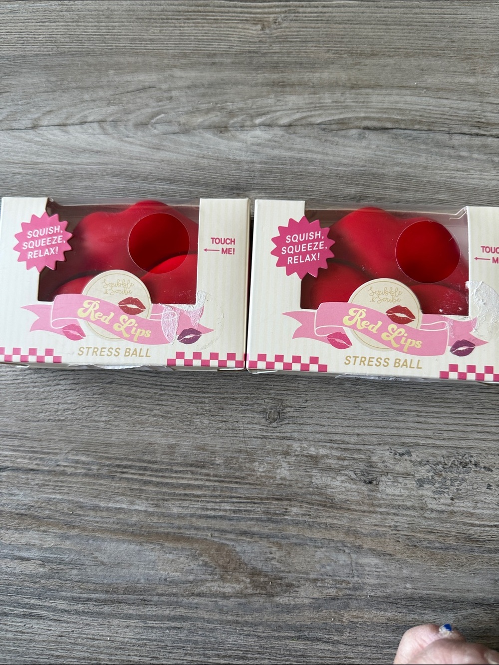 Red lips Stress Ball  set of 2